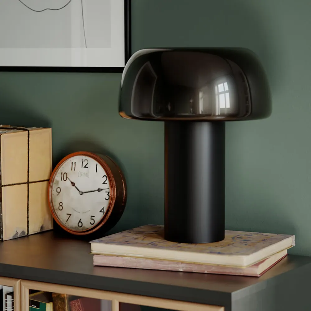 Lean on Me table lamp Black