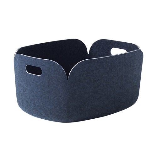 Restore Basket Storage Box 48 x 35 cm - Midnight Blue