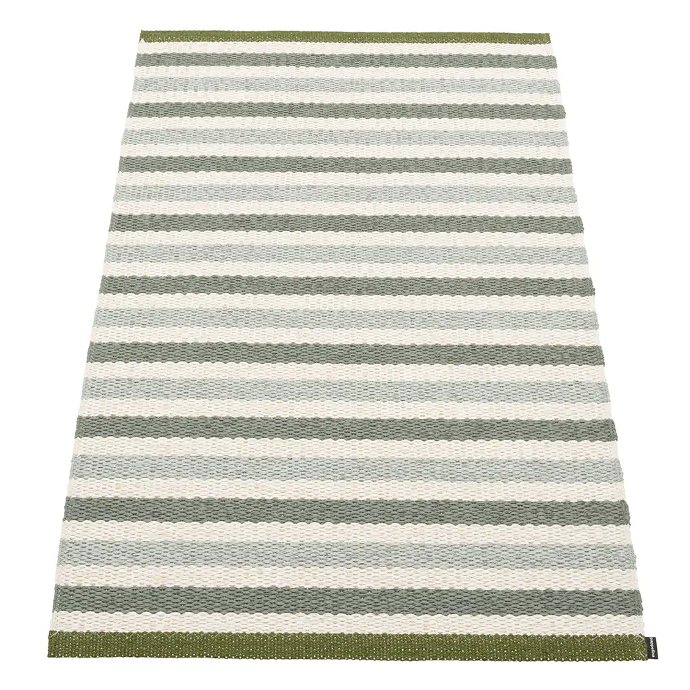 Teo Carpet 70x120 cm Sage/Army/Vanilla