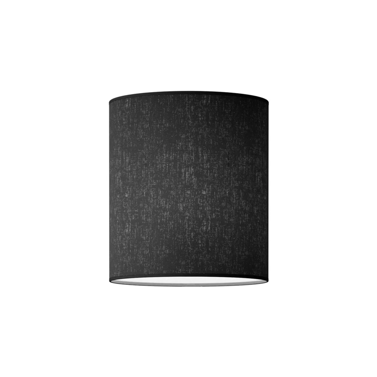 Dual lamp shade Ø27xH30 cm textile black linen