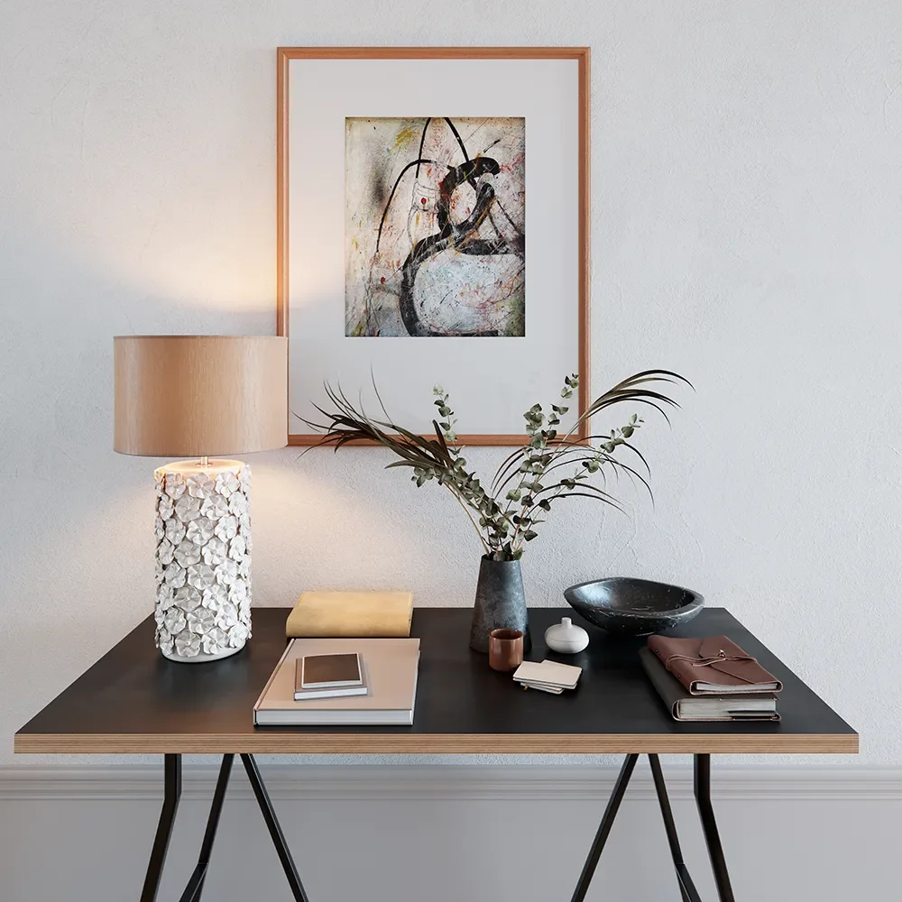 Fiore Table lamp H54cm Beige