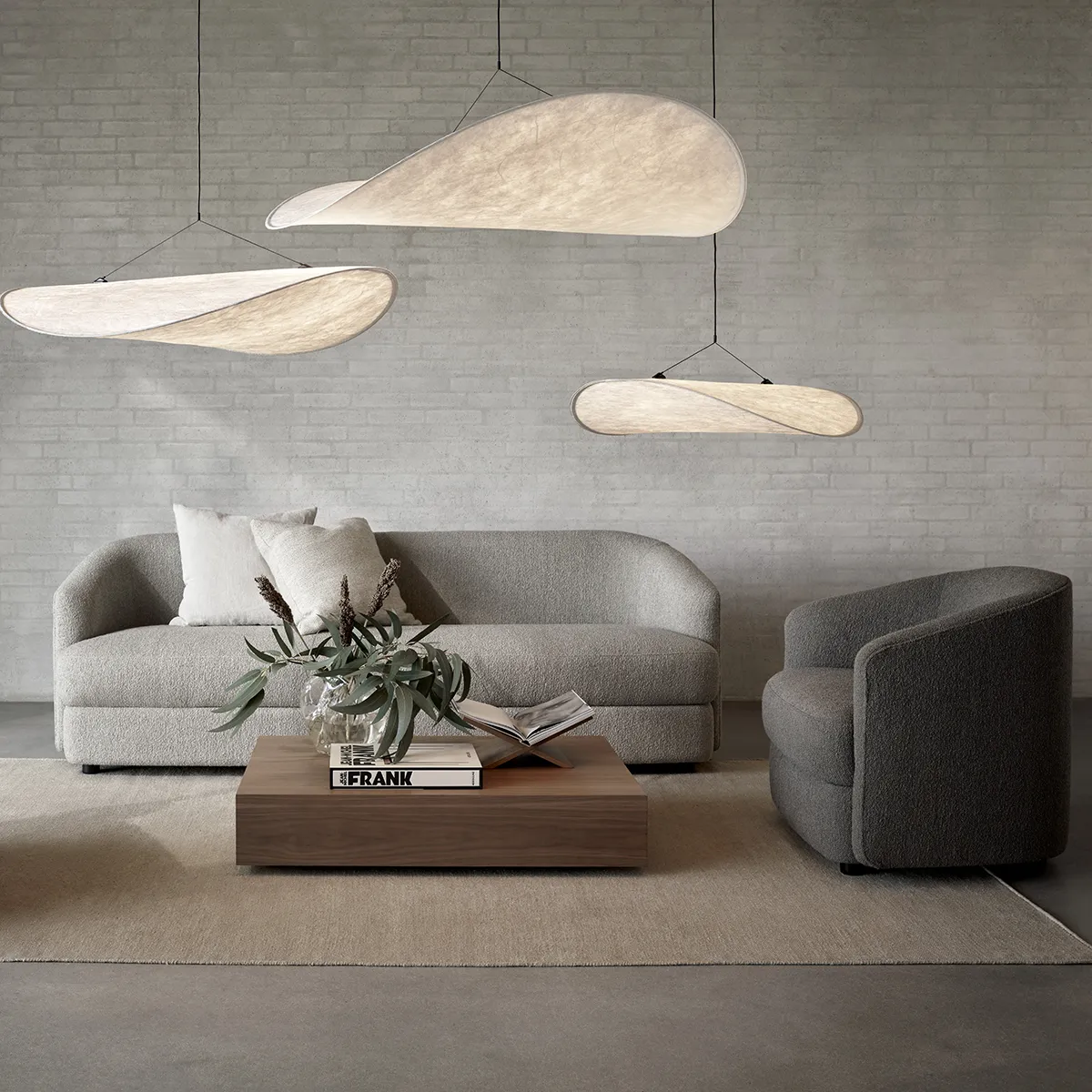 Sofa Covent Deep (3-Seater) Hemp