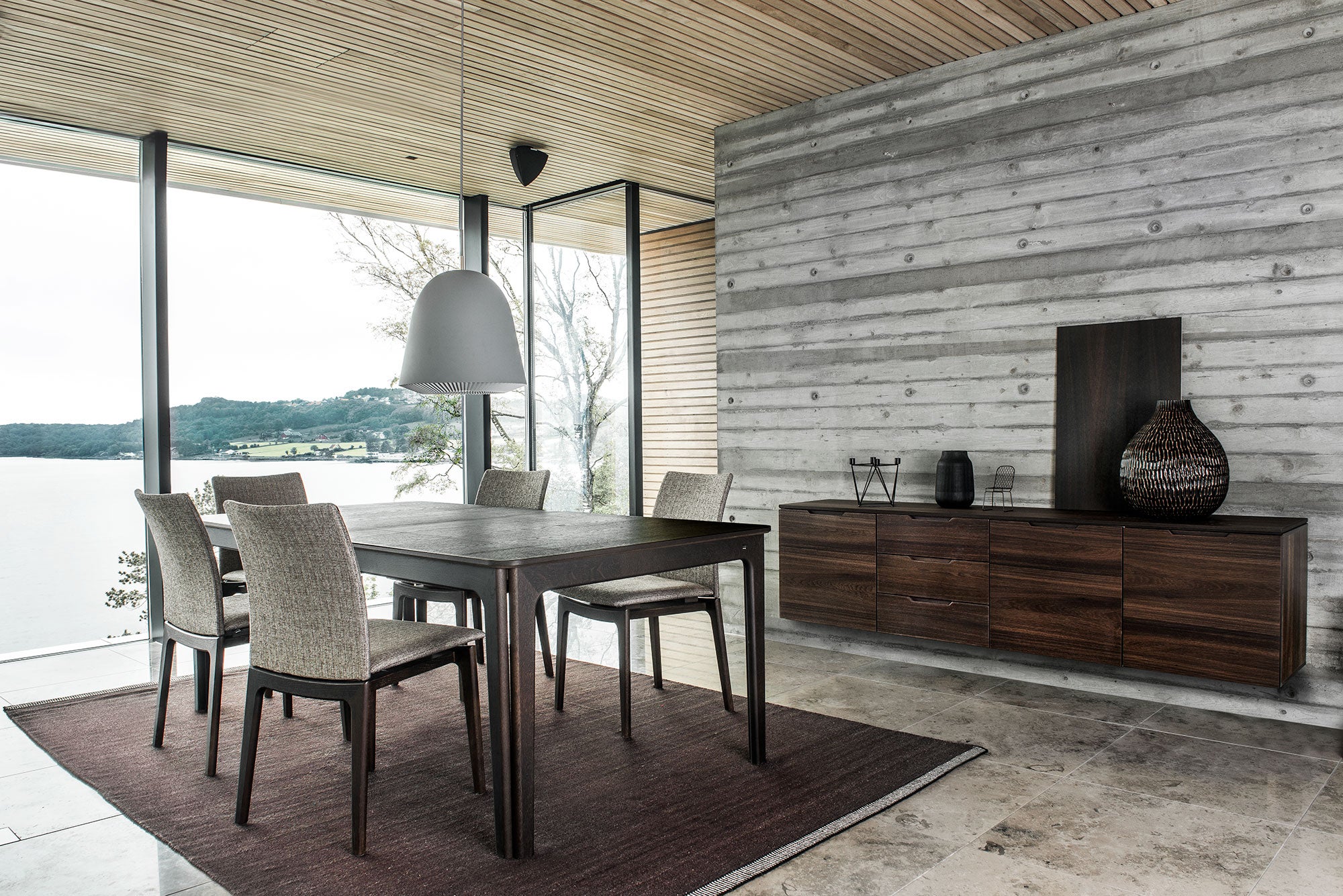 Sm27 Table Black Oak Lacquer