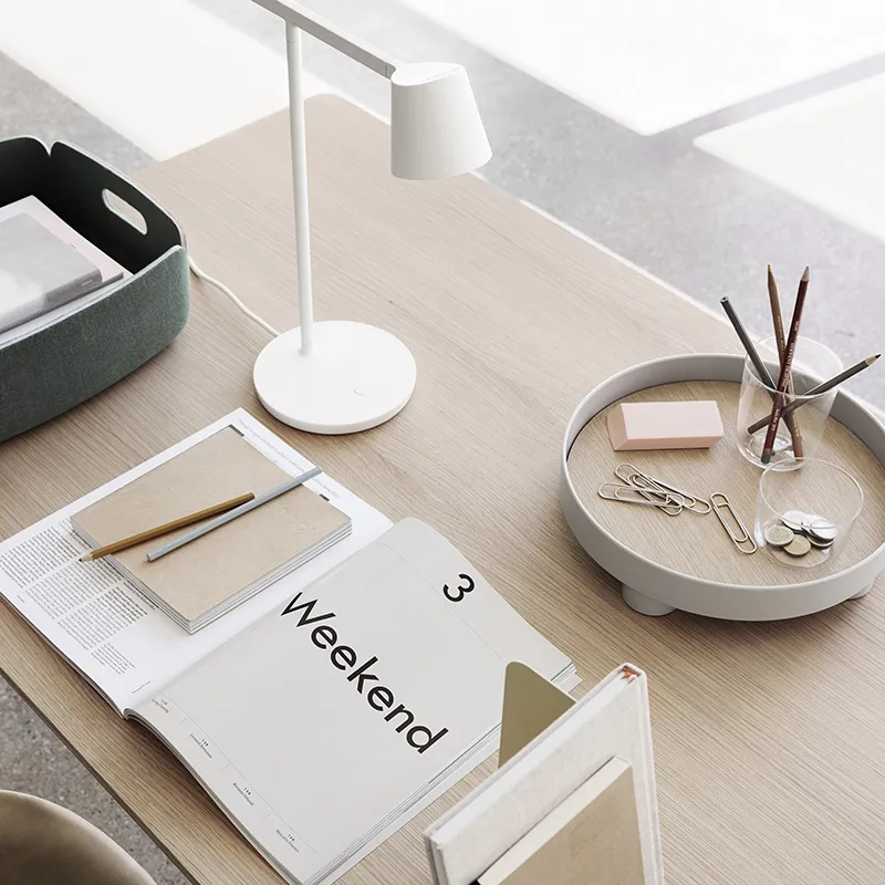 Tip Table Lamp - White