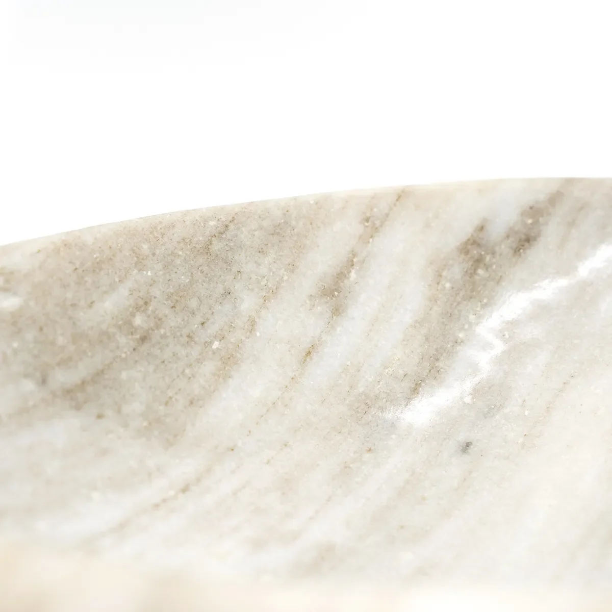 Marble Bowl Grigio L 43 cm