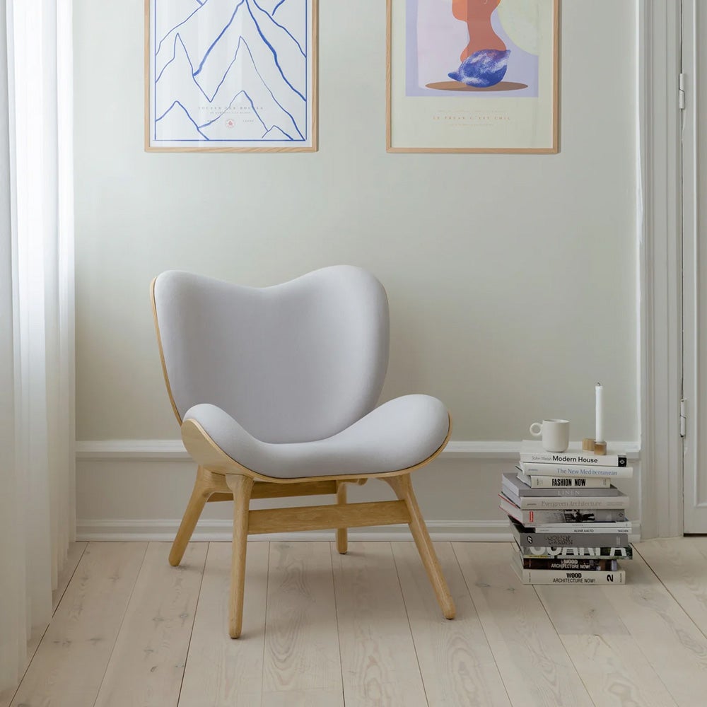 A Conversation Piece Loungechair Oak/Sterling