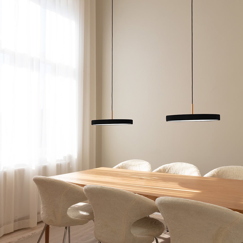 Asteria Pendant lamp Medium Ø43 cm Black