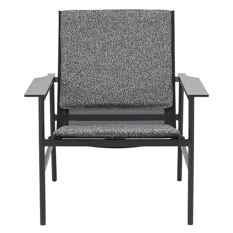 Soro armchair Black / Teddy ant