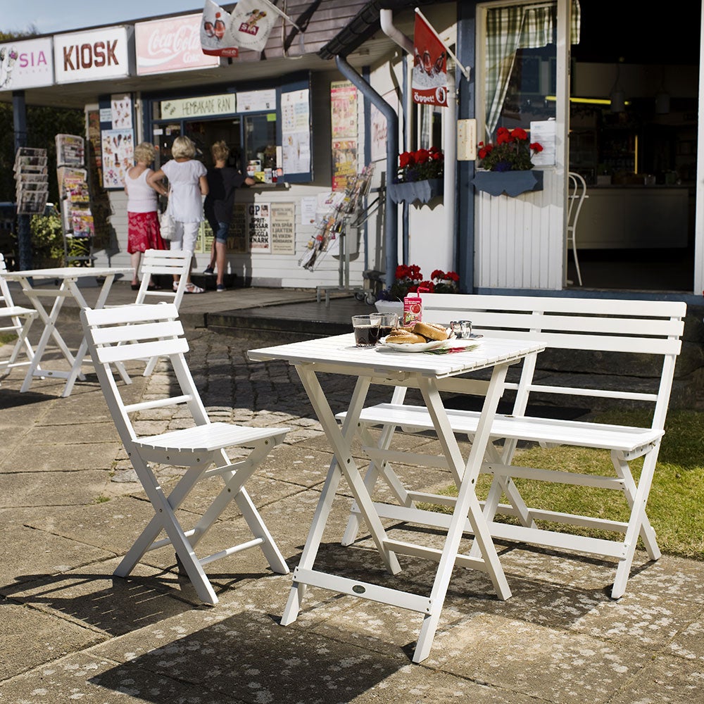 Åre folding sofa white acacia 