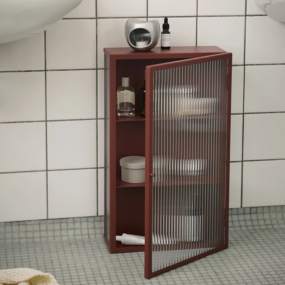 Bathroom Cabinet Haze Oxide Red