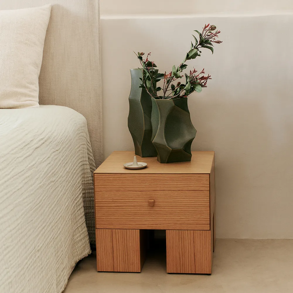 Cueva Vase - H26 - Dark Sage