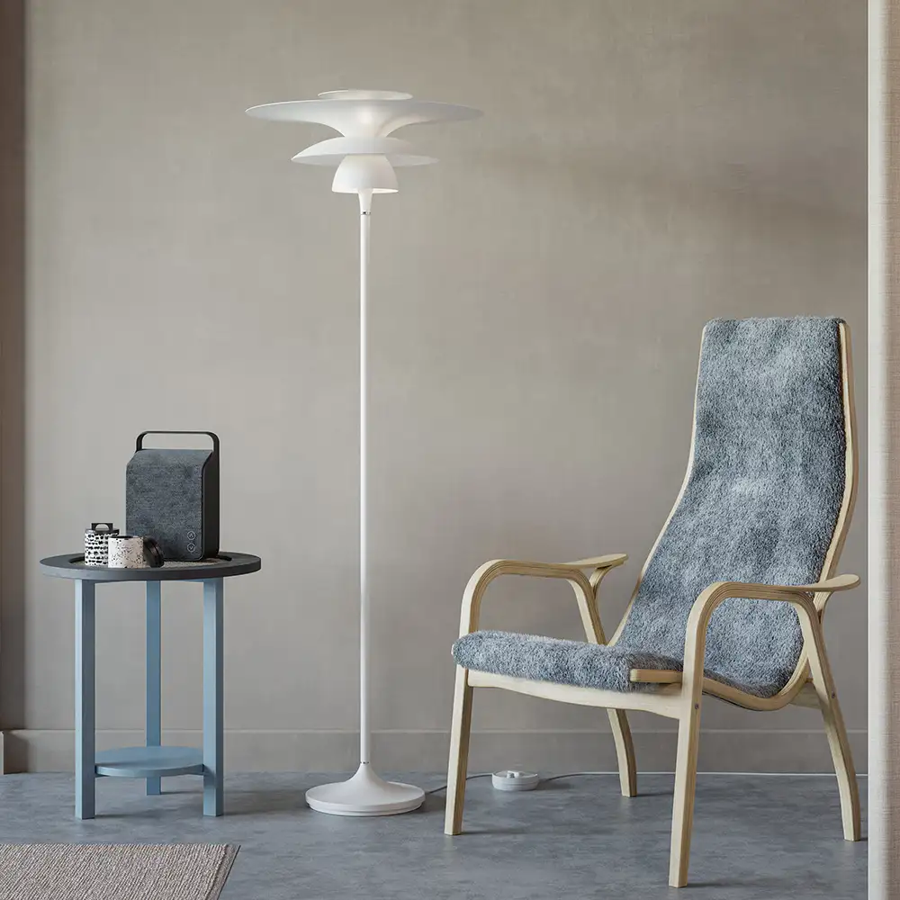 Picasso floor lamp 1490 mm Matt white