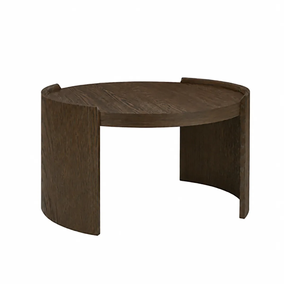Round Coffee Table Oakland Ø 80 cm US brown