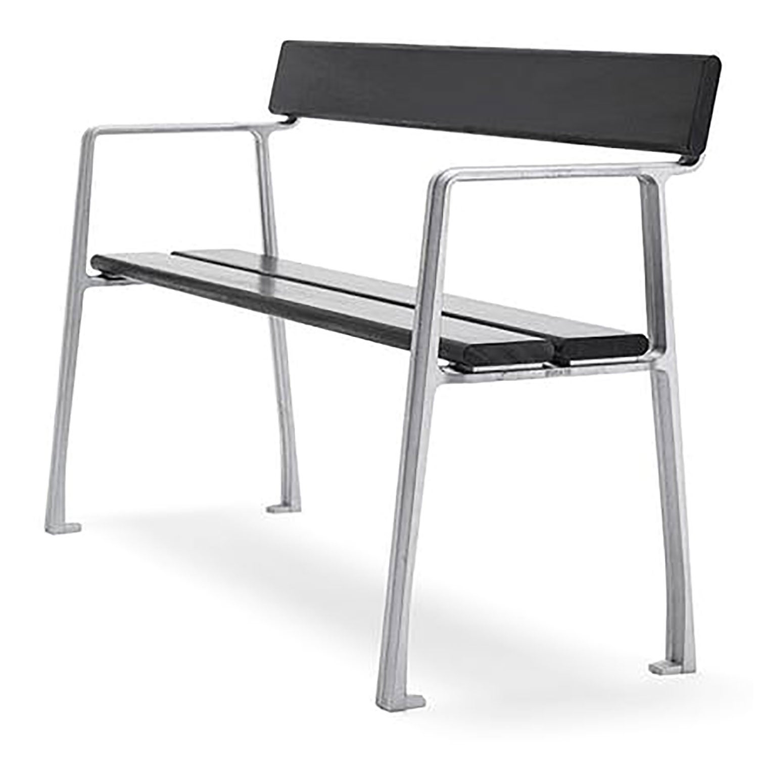 Piccolo sofa natural black glazed mahogany