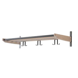 Cora Hat rack 90 cm White oiled Oak