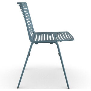Zebra dining chair Blue Teal