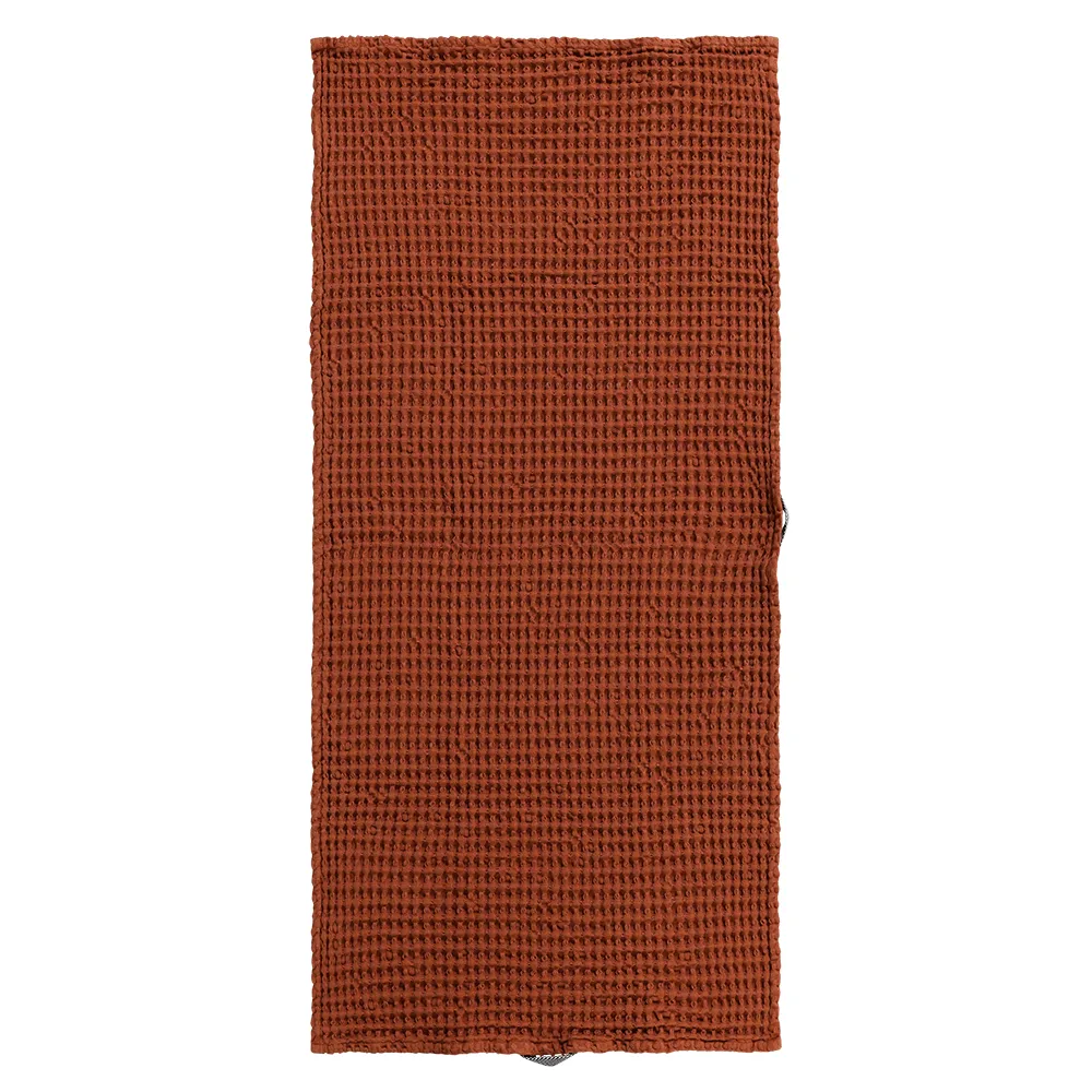 Hand Towel in Organic Cotton Brown Clay