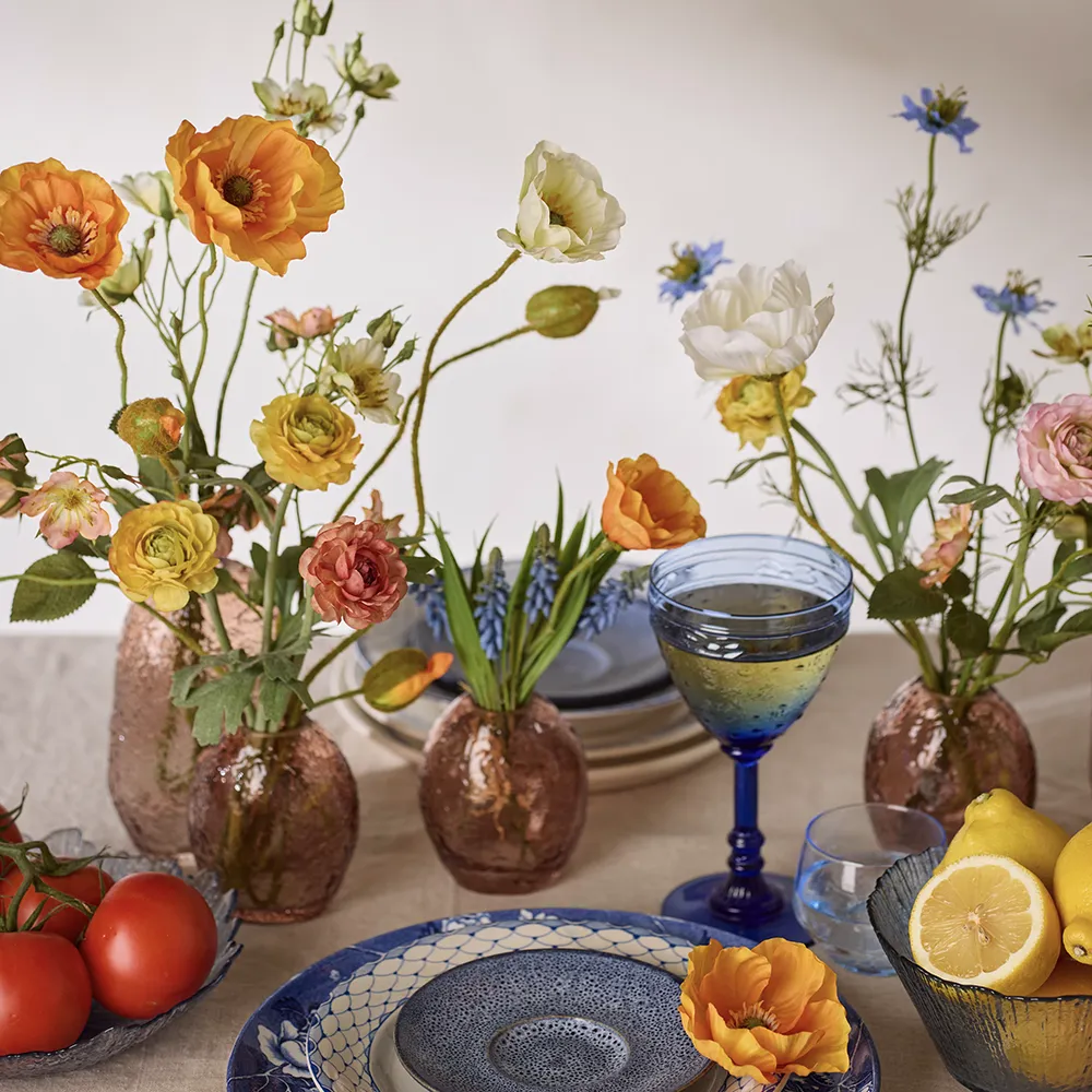 Ranunculus Cut Flower 45 cm Multicoloured