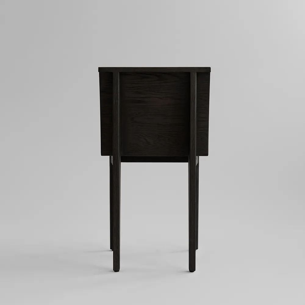 Brutus Slim Dining Chair - Coffee Black Oak