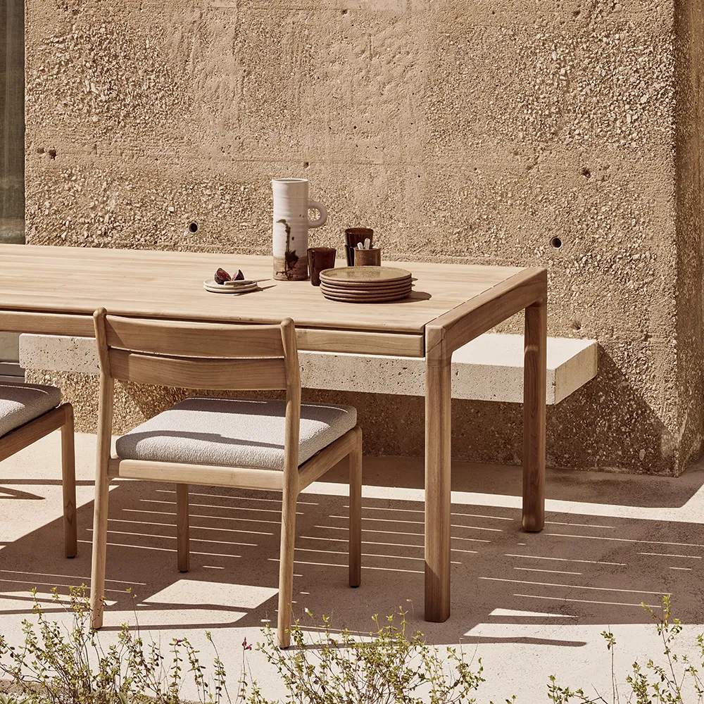 Jack Dining chair Teak/Off White