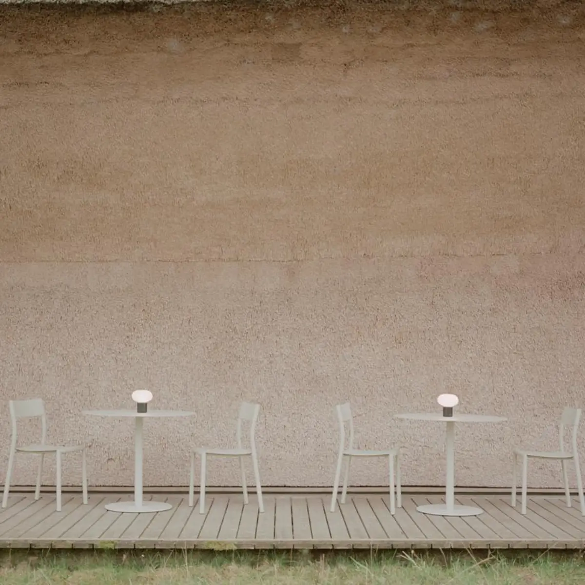 May Bistro Table Ø90cm Light Grey