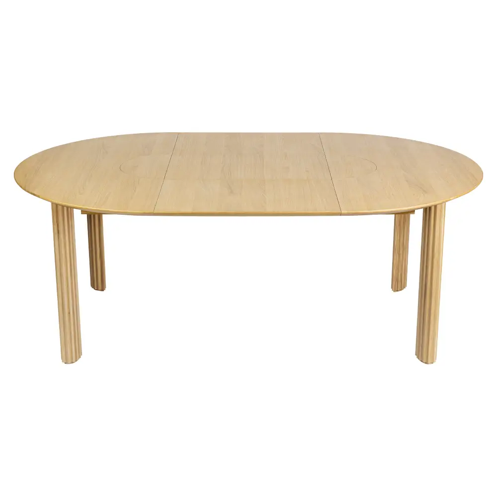 Comfort Circle Dining table with extension 132-202x132 Oak
