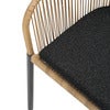 Delta chair    Anthracite / Natural Wicker / Teddy Black