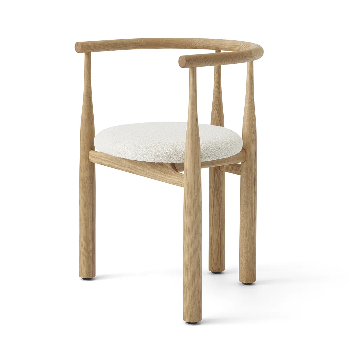 Dining Chair Bukowski Oak Nevotex Barnum Lana with armrest