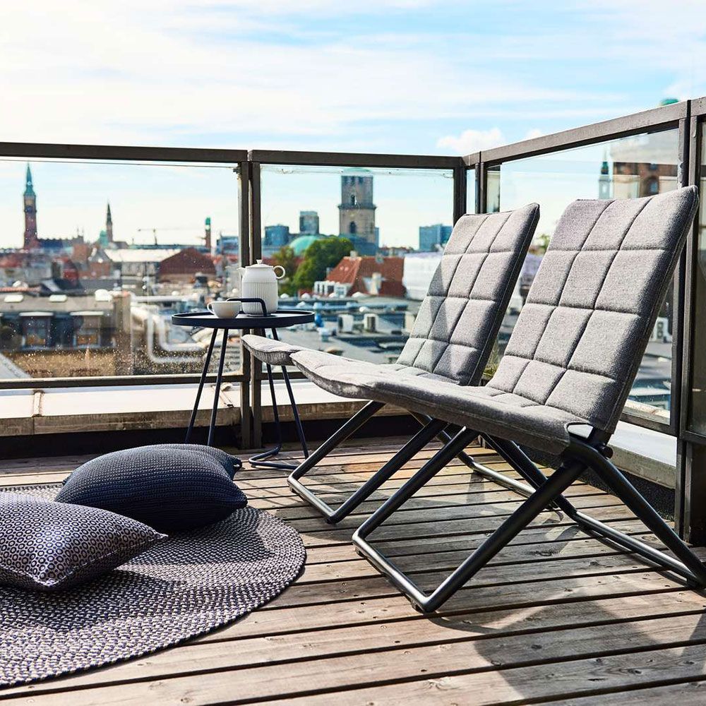 Traveller Folding Chair Grey Airtouch