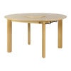 Comfort Circle Dining table with extension 132-202x132 Oak