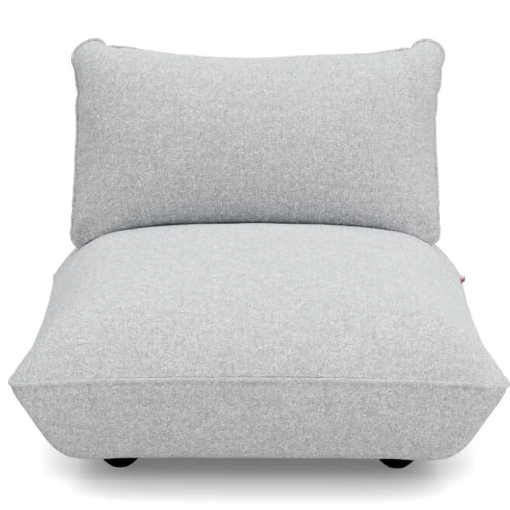 sumo seat boucle recycled grey