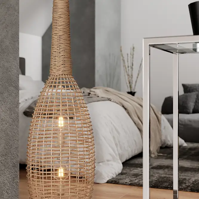 Seagrass Floor Lamp Natural