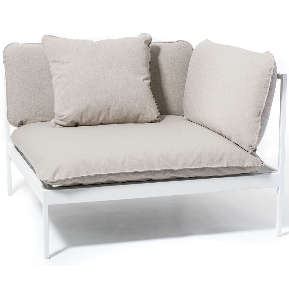 Bonan Corner piece / End Light grey excl. cushions