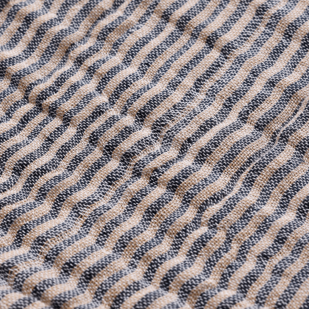 Fino Bedspread - Ink Blue/Sand