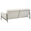 Naos 2,5-seater sofa  Stainless steel / Dot beige