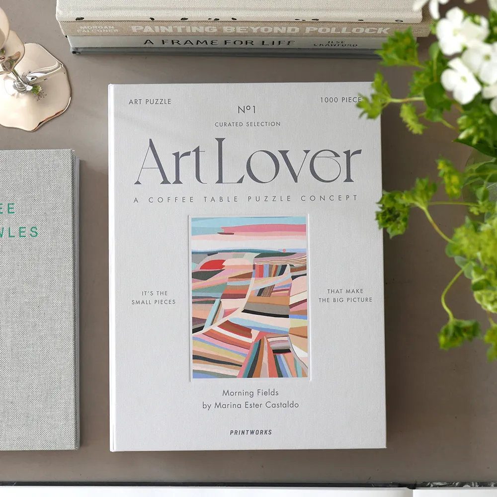 Art Lover Book Puzzle - Morning Fields, 1000 pcs