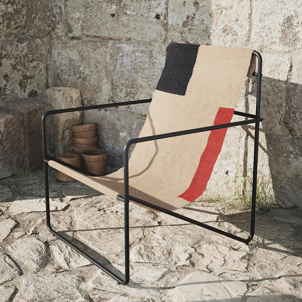 Desert Lounge Chair Black/Block
