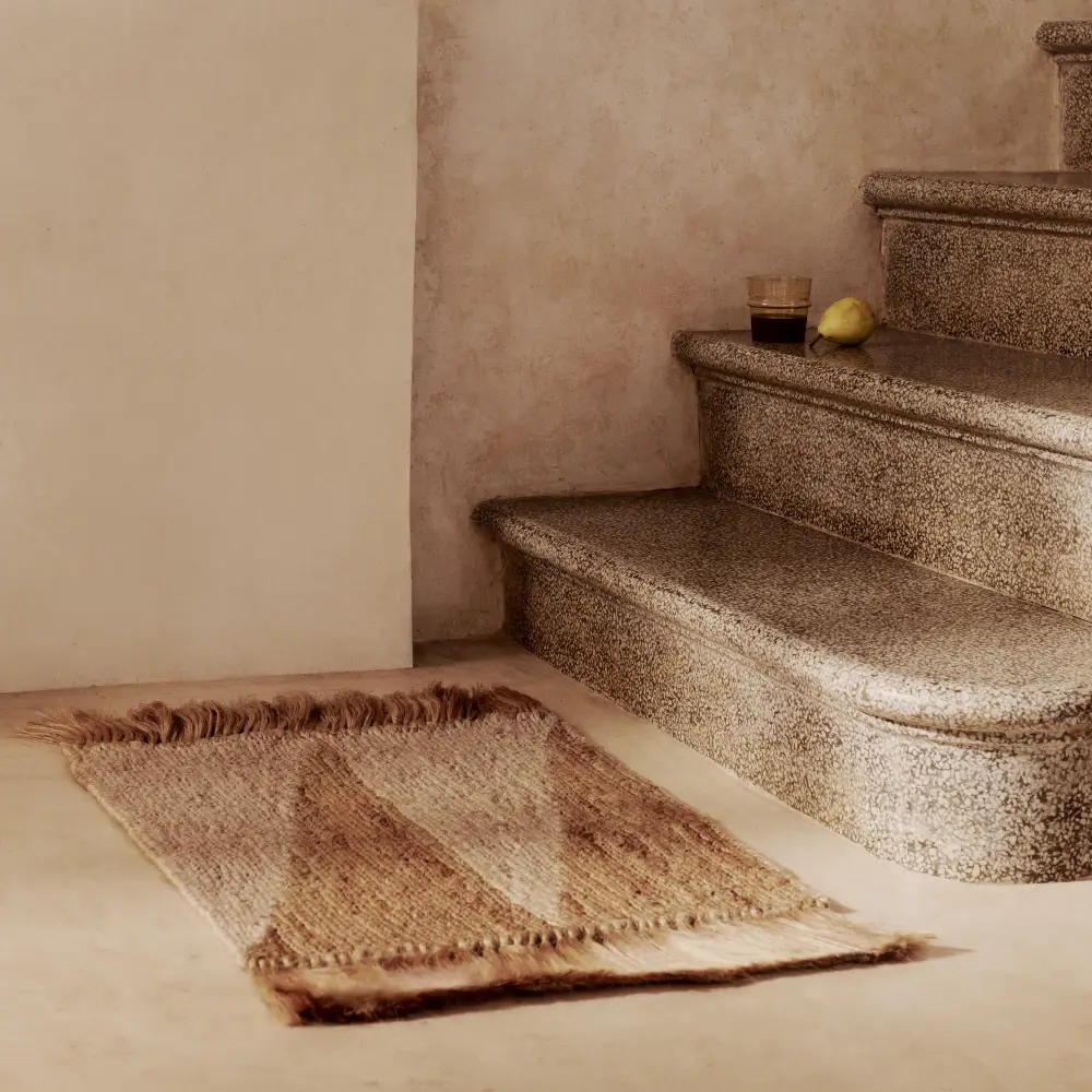 Studie Rug 50 x 70 cm - Natural/Off-white