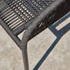 Delta chair    Black / Slate rope / Teddy Black