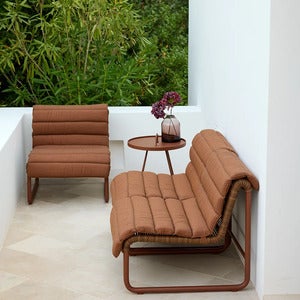 Al Dente lounge chair cushion Desert red Delight