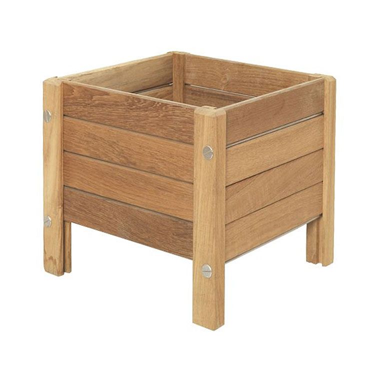 Flower box 35X35Cm Teak