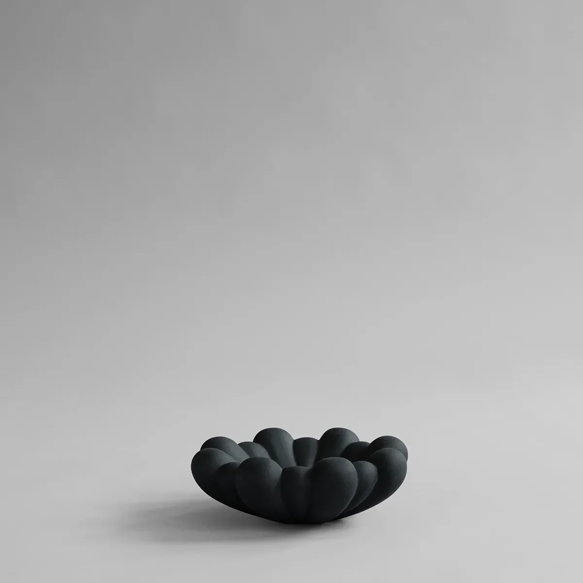 Handmade Decorative Bowl Bloom Black Ø 28,5 cm