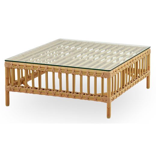 Footstool/Sofa Table Maggie Natural Rattan