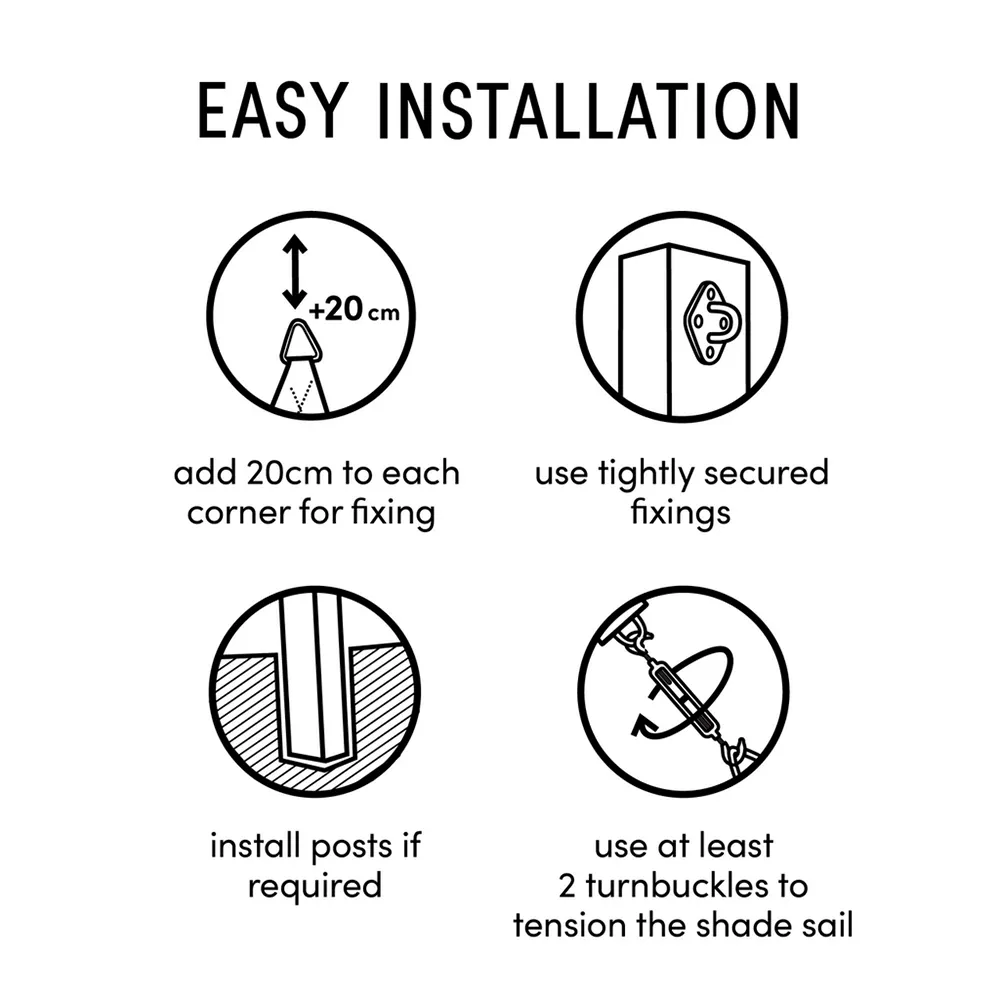 Coolfit solar sail rectangular 300x400 cm anthracite