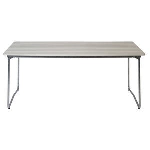Table B31 170 White lacquered oak / hot-dip galvanised frame