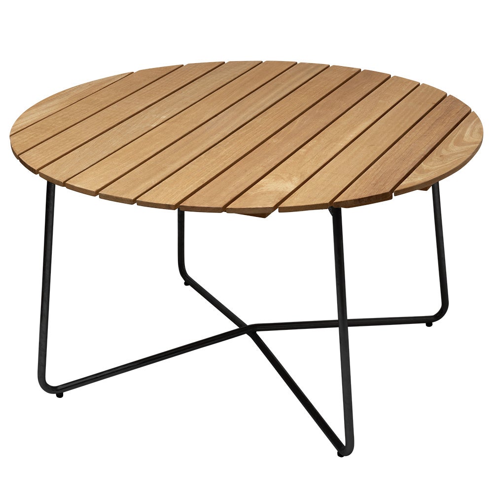 9A Table 120 Cm Oiled Oak/Black Frame